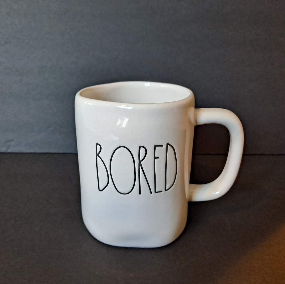 Collectible Rae Dunn Bored Mug